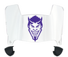 Northwestern State Demons Mini Football Helmet Visor Shield w/ Clips - PICK VISOR & LOGO COLOR