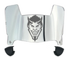 Northwestern State Demons Mini Football Helmet Visor Shield w/ Clips - PICK VISOR & LOGO COLOR