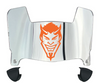 Northwestern State Demons Mini Football Helmet Visor Shield w/ Clips - PICK VISOR & LOGO COLOR