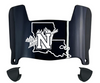 Northwestern State Demons Mini Football Helmet Visor Shield w/ Clips - PICK VISOR & LOGO COLOR