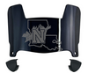 Northwestern State Demons Mini Football Helmet Visor Shield w/ Clips - PICK VISOR & LOGO COLOR