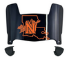 Northwestern State Demons Mini Football Helmet Visor Shield w/ Clips - PICK VISOR & LOGO COLOR