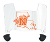Northwestern State Demons Mini Football Helmet Visor Shield w/ Clips - PICK VISOR & LOGO COLOR
