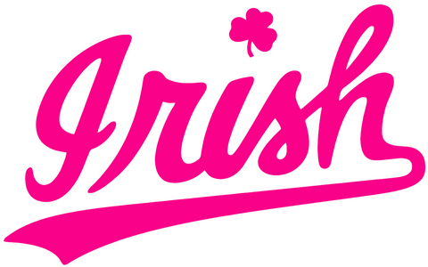 Notre Dame Fighting Irish Hot Pink Script Logo Premium DieCut Vinyl Decal PICK SIZE