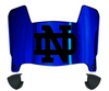 Notre Dame Fighting Irish Mini Football Helmet Visor Shield w/ Clips - PICK VISOR & LOGO COLOR