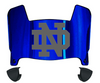 Notre Dame Fighting Irish Mini Football Helmet Visor Shield w/ Clips - PICK VISOR & LOGO COLOR