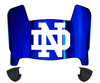 Notre Dame Fighting Irish Mini Football Helmet Visor Shield w/ Clips - PICK VISOR & LOGO COLOR