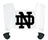Notre Dame Fighting Irish Mini Football Helmet Visor Shield w/ Clips - PICK VISOR & LOGO COLOR