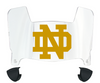 Notre Dame Fighting Irish Mini Football Helmet Visor Shield w/ Clips - PICK VISOR & LOGO COLOR