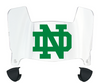 Notre Dame Fighting Irish Mini Football Helmet Visor Shield w/ Clips - PICK VISOR & LOGO COLOR