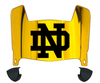 Notre Dame Fighting Irish Mini Football Helmet Visor Shield w/ Clips - PICK VISOR & LOGO COLOR
