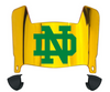 Notre Dame Fighting Irish Mini Football Helmet Visor Shield w/ Clips - PICK VISOR & LOGO COLOR
