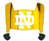 Notre Dame Fighting Irish Mini Football Helmet Visor Shield w/ Clips - PICK VISOR & LOGO COLOR