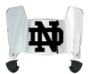 Notre Dame Fighting Irish Mini Football Helmet Visor Shield w/ Clips - PICK VISOR & LOGO COLOR
