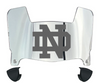 Notre Dame Fighting Irish Mini Football Helmet Visor Shield w/ Clips - PICK VISOR & LOGO COLOR