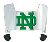 Notre Dame Fighting Irish Mini Football Helmet Visor Shield w/ Clips - PICK VISOR & LOGO COLOR
