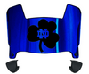 Notre Dame Fighting Irish Mini Football Helmet Visor Shield w/ Clips - PICK VISOR & LOGO COLOR