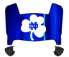 Notre Dame Fighting Irish Mini Football Helmet Visor Shield w/ Clips - PICK VISOR & LOGO COLOR