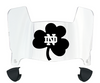 Notre Dame Fighting Irish Mini Football Helmet Visor Shield w/ Clips - PICK VISOR & LOGO COLOR