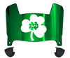 Notre Dame Fighting Irish Mini Football Helmet Visor Shield w/ Clips - PICK VISOR & LOGO COLOR