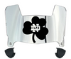 Notre Dame Fighting Irish Mini Football Helmet Visor Shield w/ Clips - PICK VISOR & LOGO COLOR