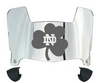 Notre Dame Fighting Irish Mini Football Helmet Visor Shield w/ Clips - PICK VISOR & LOGO COLOR