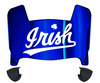 Notre Dame Fighting Irish Mini Football Helmet Visor Shield w/ Clips - PICK VISOR & LOGO COLOR
