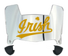 Notre Dame Fighting Irish Mini Football Helmet Visor Shield w/ Clips - PICK VISOR & LOGO COLOR
