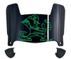 Notre Dame Fighting Irish Mini Football Helmet Visor Shield w/ Clips - PICK VISOR & LOGO COLOR