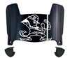 Notre Dame Fighting Irish Mini Football Helmet Visor Shield w/ Clips - PICK VISOR & LOGO COLOR