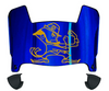 Notre Dame Fighting Irish Mini Football Helmet Visor Shield w/ Clips - PICK VISOR & LOGO COLOR