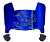 Notre Dame Fighting Irish Mini Football Helmet Visor Shield w/ Clips - PICK VISOR & LOGO COLOR