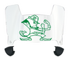 Notre Dame Fighting Irish Mini Football Helmet Visor Shield w/ Clips - PICK VISOR & LOGO COLOR