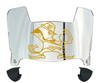 Notre Dame Fighting Irish Mini Football Helmet Visor Shield w/ Clips - PICK VISOR & LOGO COLOR