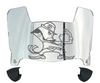 Notre Dame Fighting Irish Mini Football Helmet Visor Shield w/ Clips - PICK VISOR & LOGO COLOR