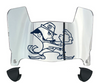 Notre Dame Fighting Irish Mini Football Helmet Visor Shield w/ Clips - PICK VISOR & LOGO COLOR