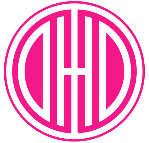 Ohio Bobcats HOT PINK Retro Throwback Logo Premium DieCut Vinyl Decal PICK SIZE