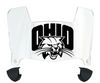 Ohio Bobcats Mini Football Helmet Visor Shield w/ Clips - PICK VISOR & LOGO COLOR