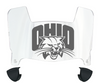 Ohio Bobcats Mini Football Helmet Visor Shield w/ Clips - PICK VISOR & LOGO COLOR