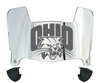 Ohio Bobcats Mini Football Helmet Visor Shield w/ Clips - PICK VISOR & LOGO COLOR
