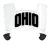 Ohio Bobcats Mini Football Helmet Visor Shield w/ Clips - PICK VISOR & LOGO COLOR