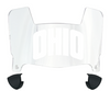 Ohio Bobcats Mini Football Helmet Visor Shield w/ Clips - PICK VISOR & LOGO COLOR