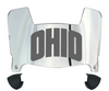 Ohio Bobcats Mini Football Helmet Visor Shield w/ Clips - PICK VISOR & LOGO COLOR