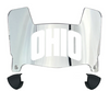 Ohio Bobcats Mini Football Helmet Visor Shield w/ Clips - PICK VISOR & LOGO COLOR
