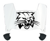 Ohio Bobcats Mini Football Helmet Visor Shield w/ Clips - PICK VISOR & LOGO COLOR