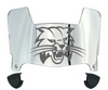 Ohio Bobcats Mini Football Helmet Visor Shield w/ Clips - PICK VISOR & LOGO COLOR