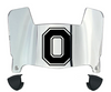Ohio State Buckeyes Mini Football Helmet Visor Shield w/ Clips - PICK VISOR & LOGO COLOR