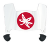 Ohio State Buckeyes Mini Football Helmet Visor Shield w/ Clips - PICK VISOR & LOGO COLOR