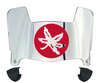Ohio State Buckeyes Mini Football Helmet Visor Shield w/ Clips - PICK VISOR & LOGO COLOR