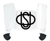 Ohio State Buckeyes Mini Football Helmet Visor Shield w/ Clips - PICK VISOR & LOGO COLOR
